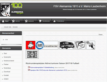 Tablet Screenshot of fsv-alemannia-laubenheim.de